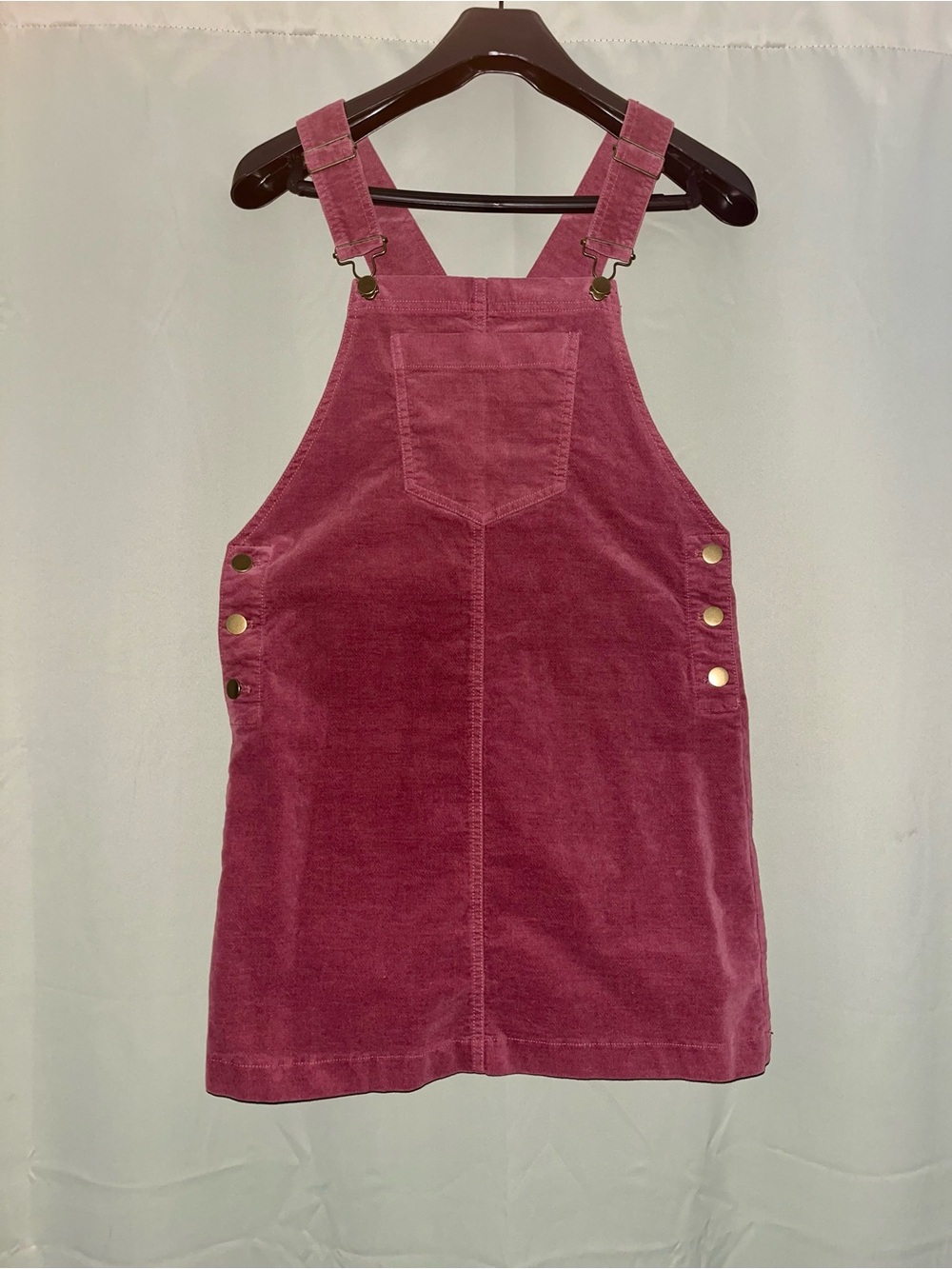 Forever 21 Rose Pink Corduroy Pinafore